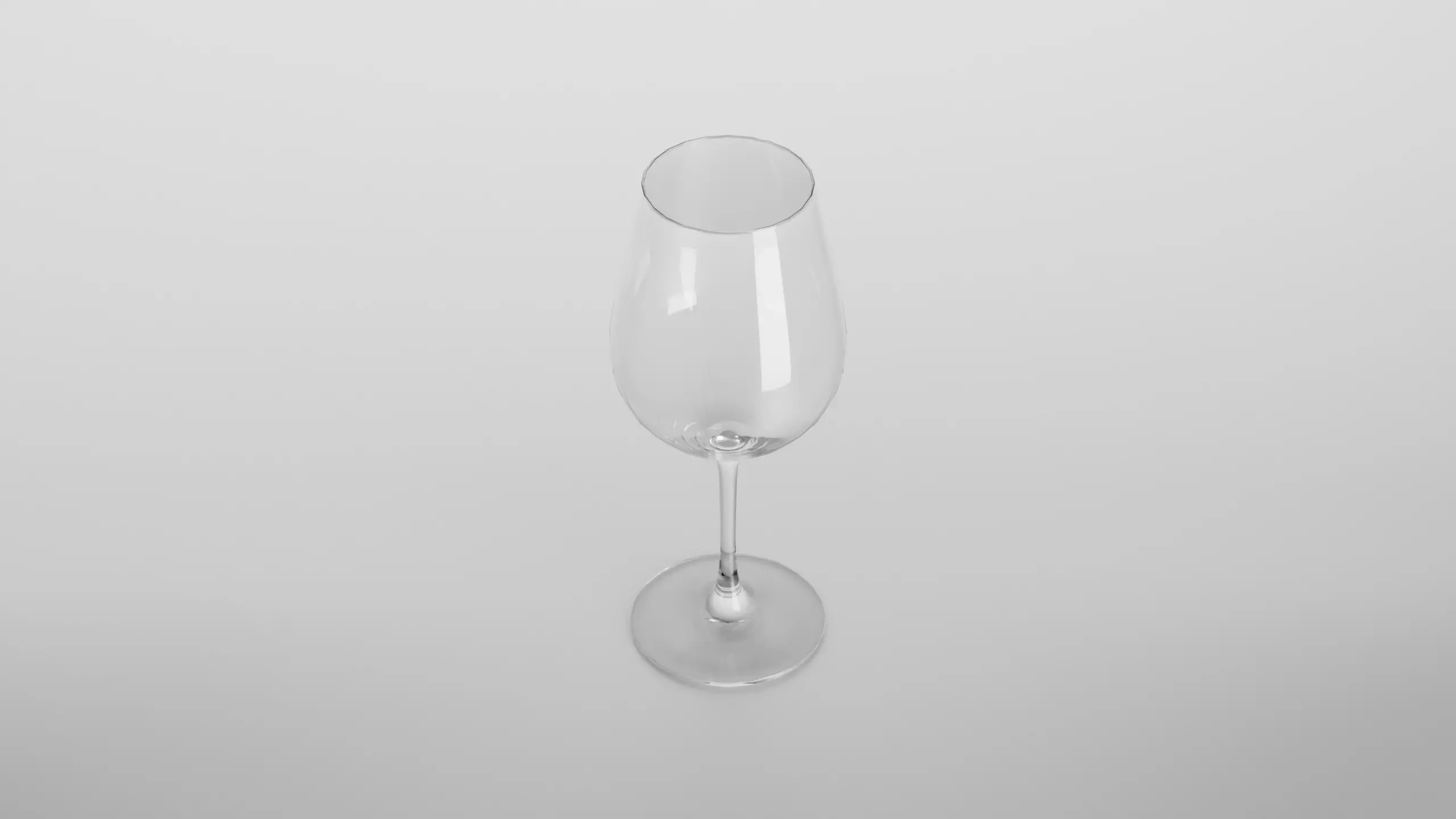 Cabernet sauvignon wine glass Low-poly 3D model