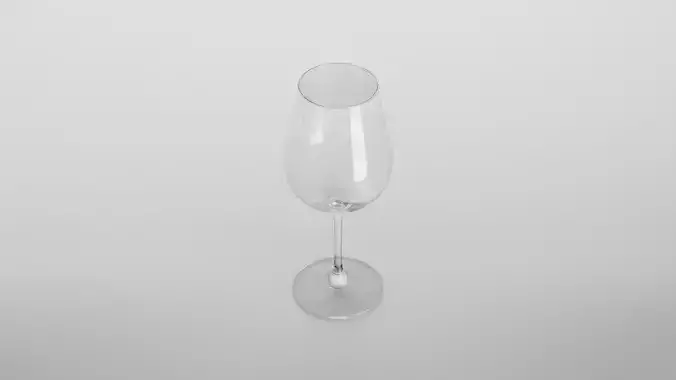 Cabernet sauvignon wine glass Low-poly 3D model
