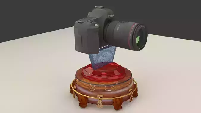 Chinese display with camera
