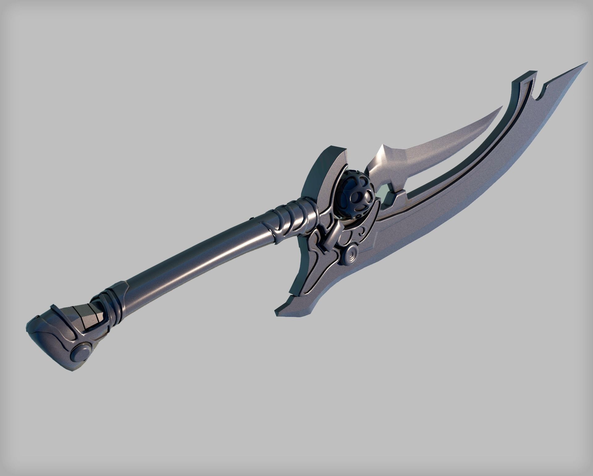Sci-fi Sword 3D model 3D model_1