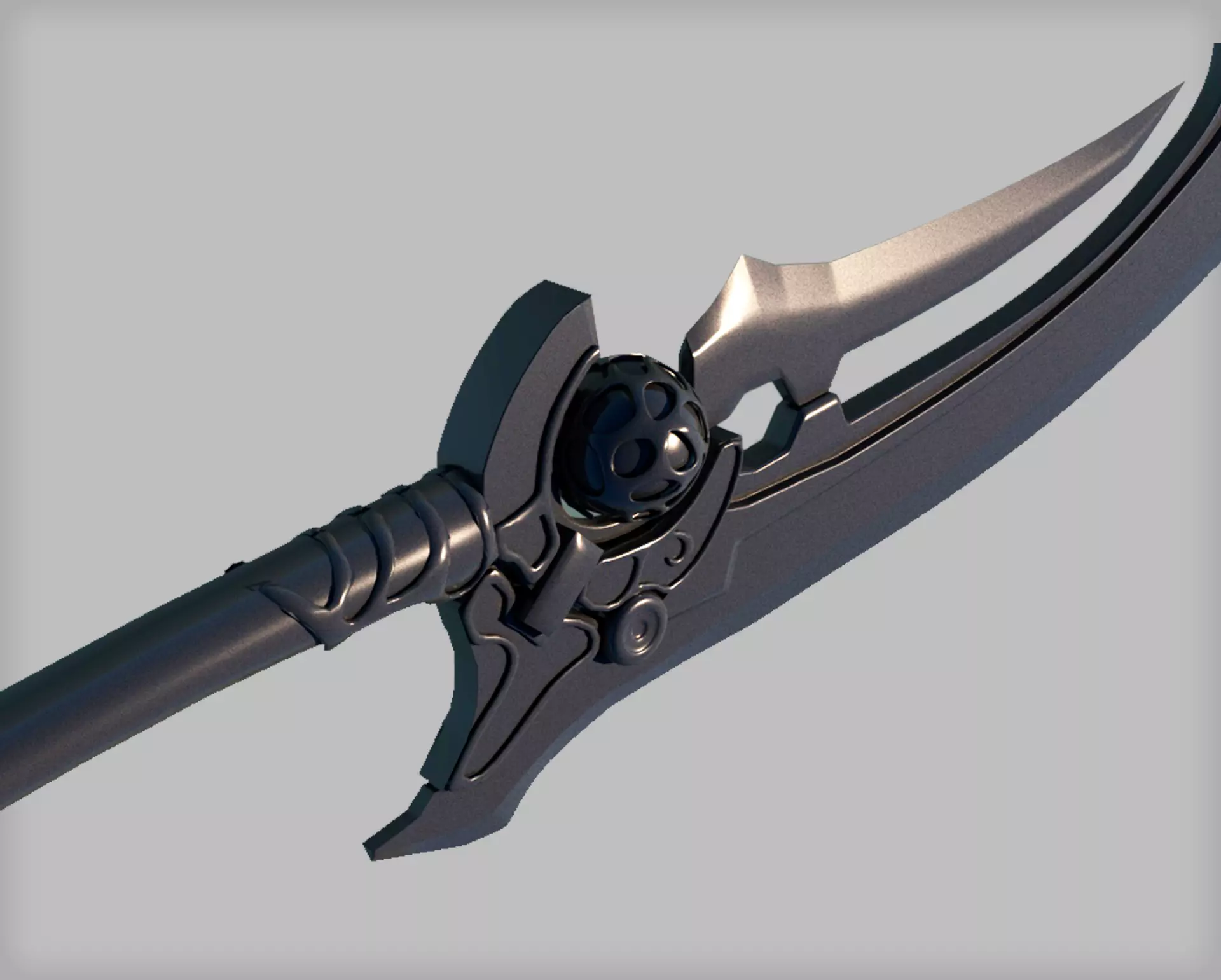 Sci-fi Sword 3D model 3D model_0