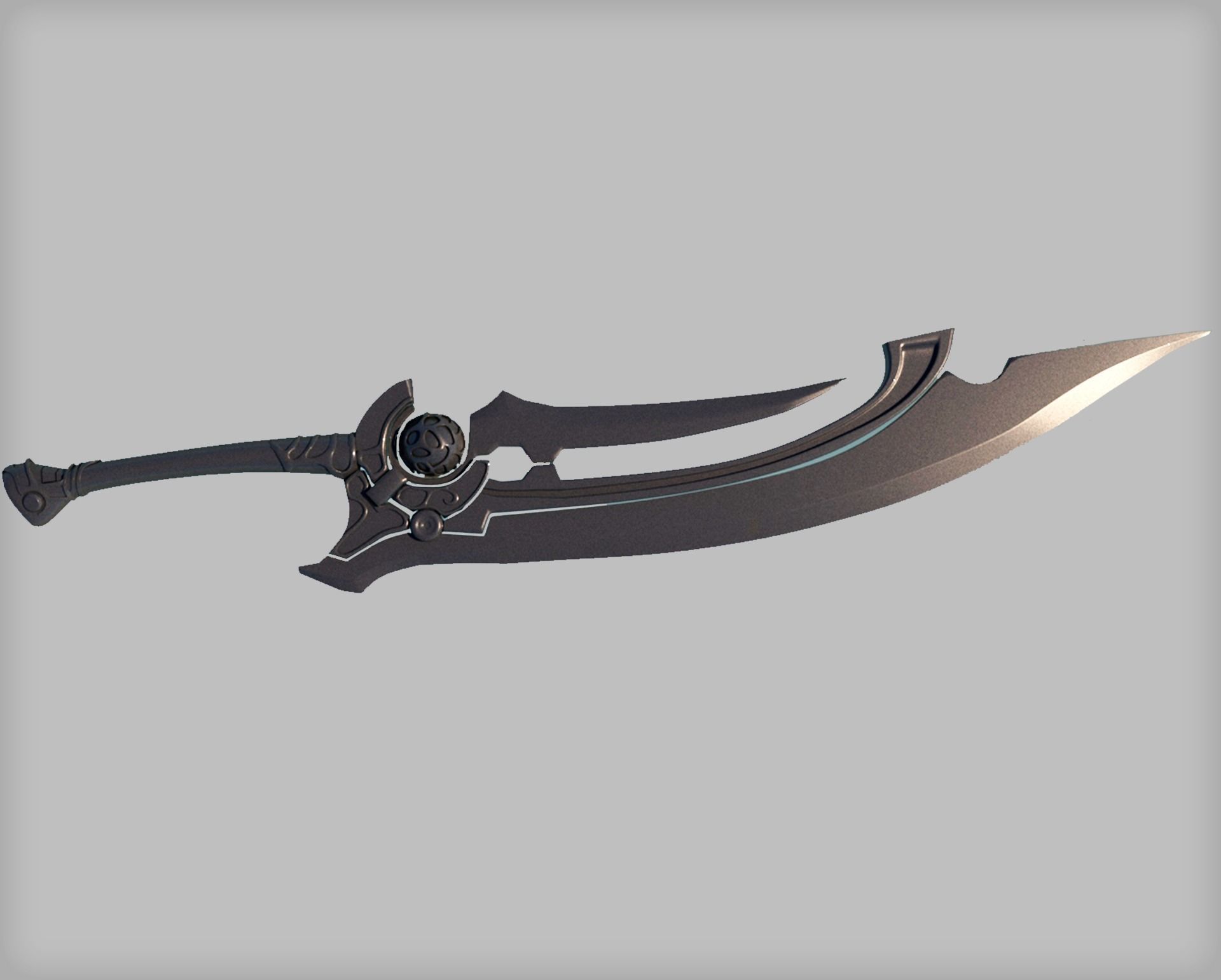 Sci-fi Sword 3D model 3D model_3