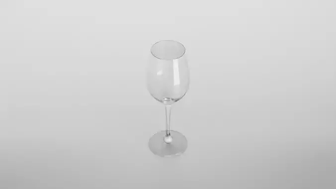 Chianti classico wine glass Low-poly 3D model