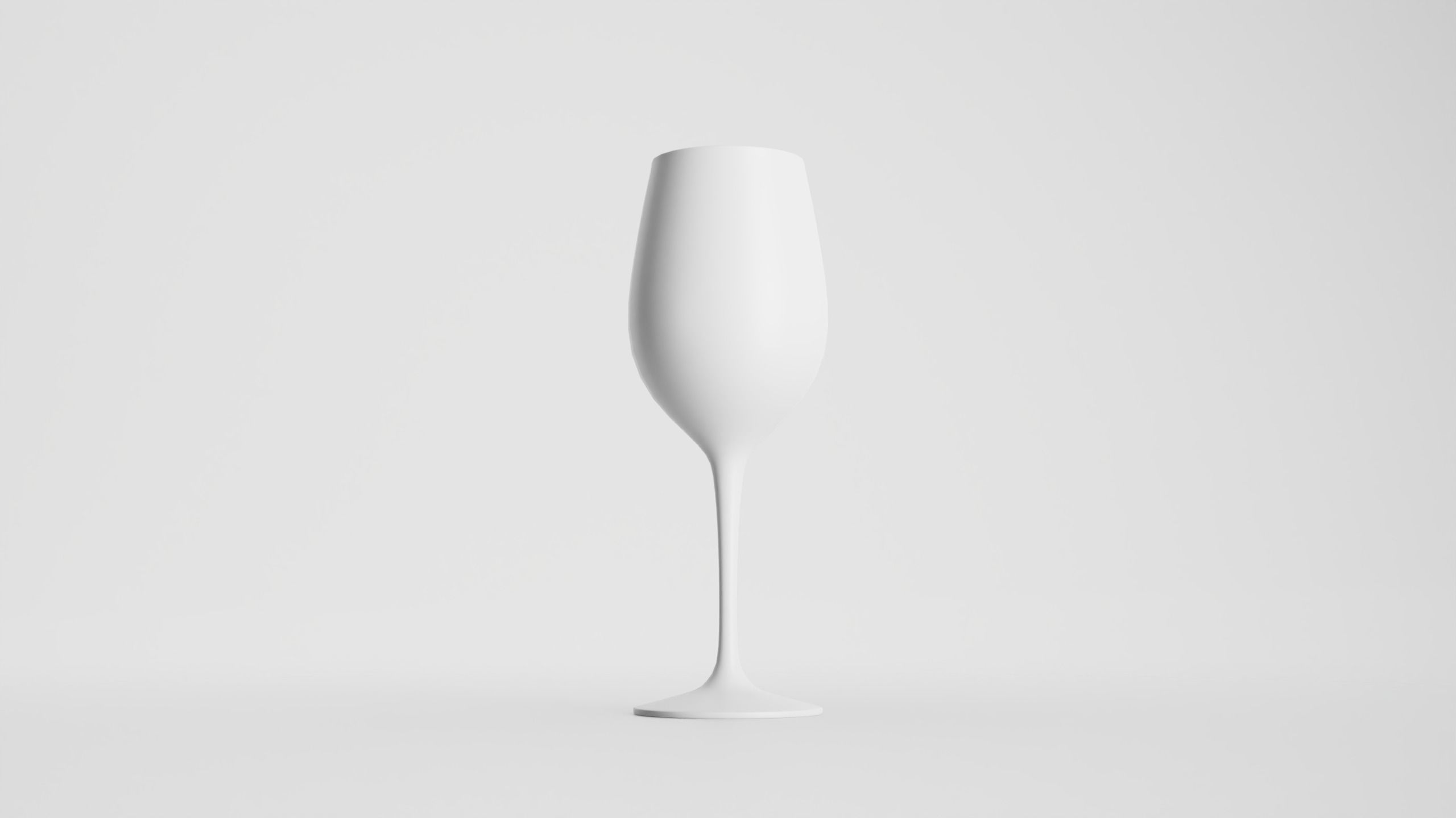Chianti classico wine glass Low-poly 3D model_7