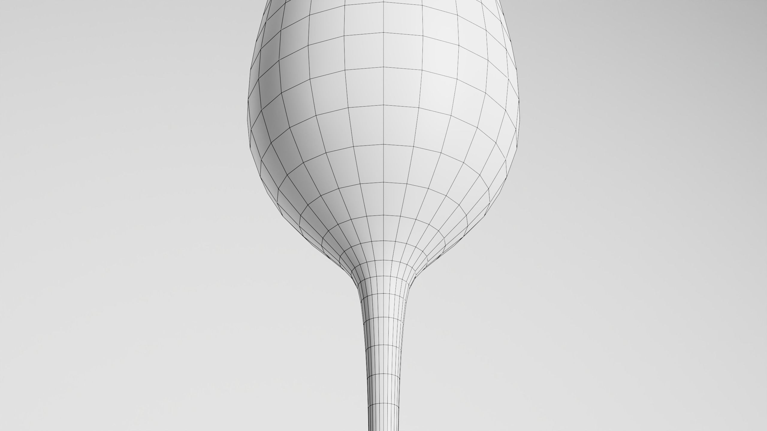 Chianti classico wine glass Low-poly 3D model_15