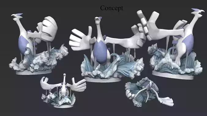 Pokemon Lugia to Print
