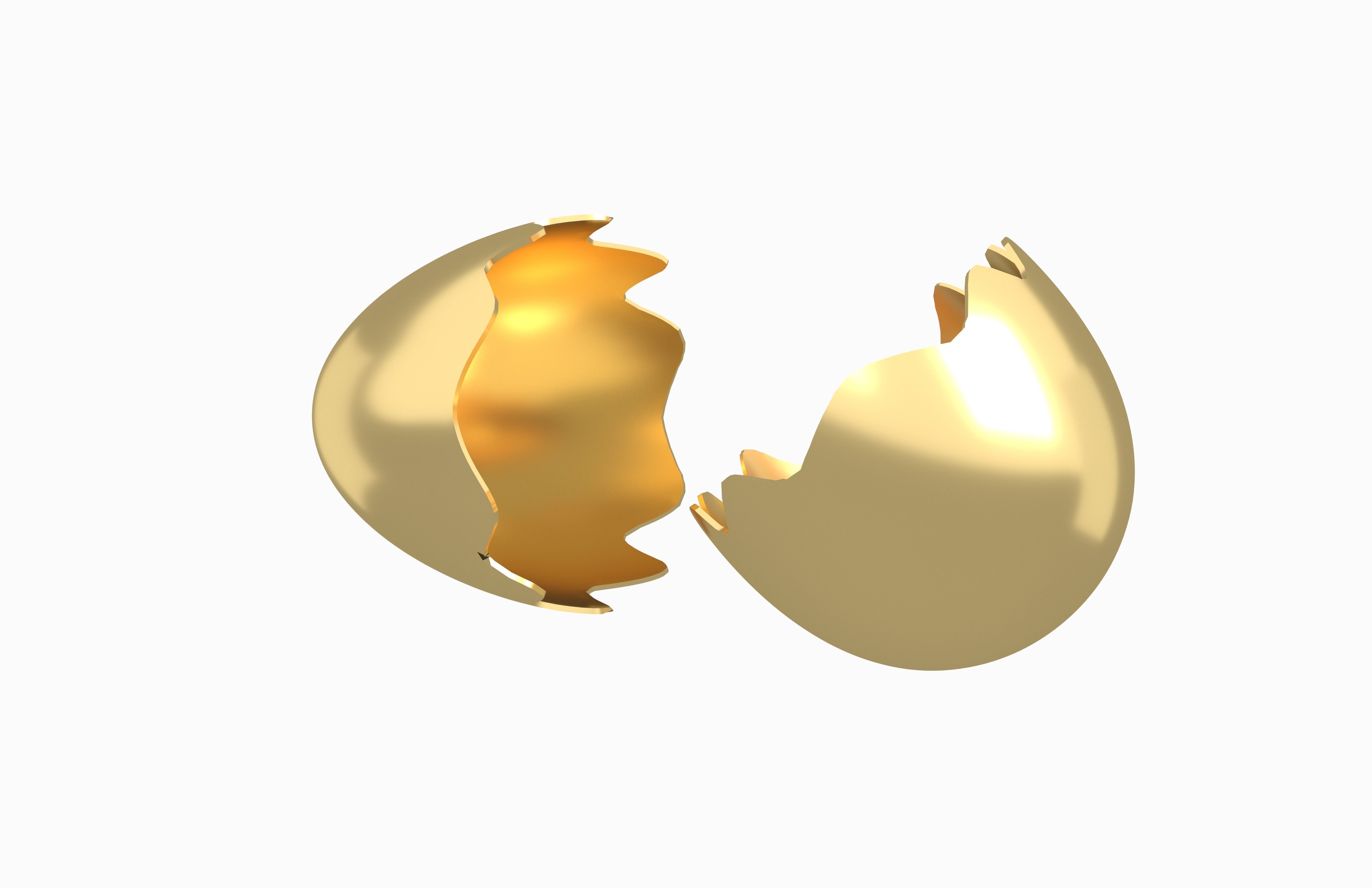Egg Shell v1 Pack 01 Low-poly 3D model_18
