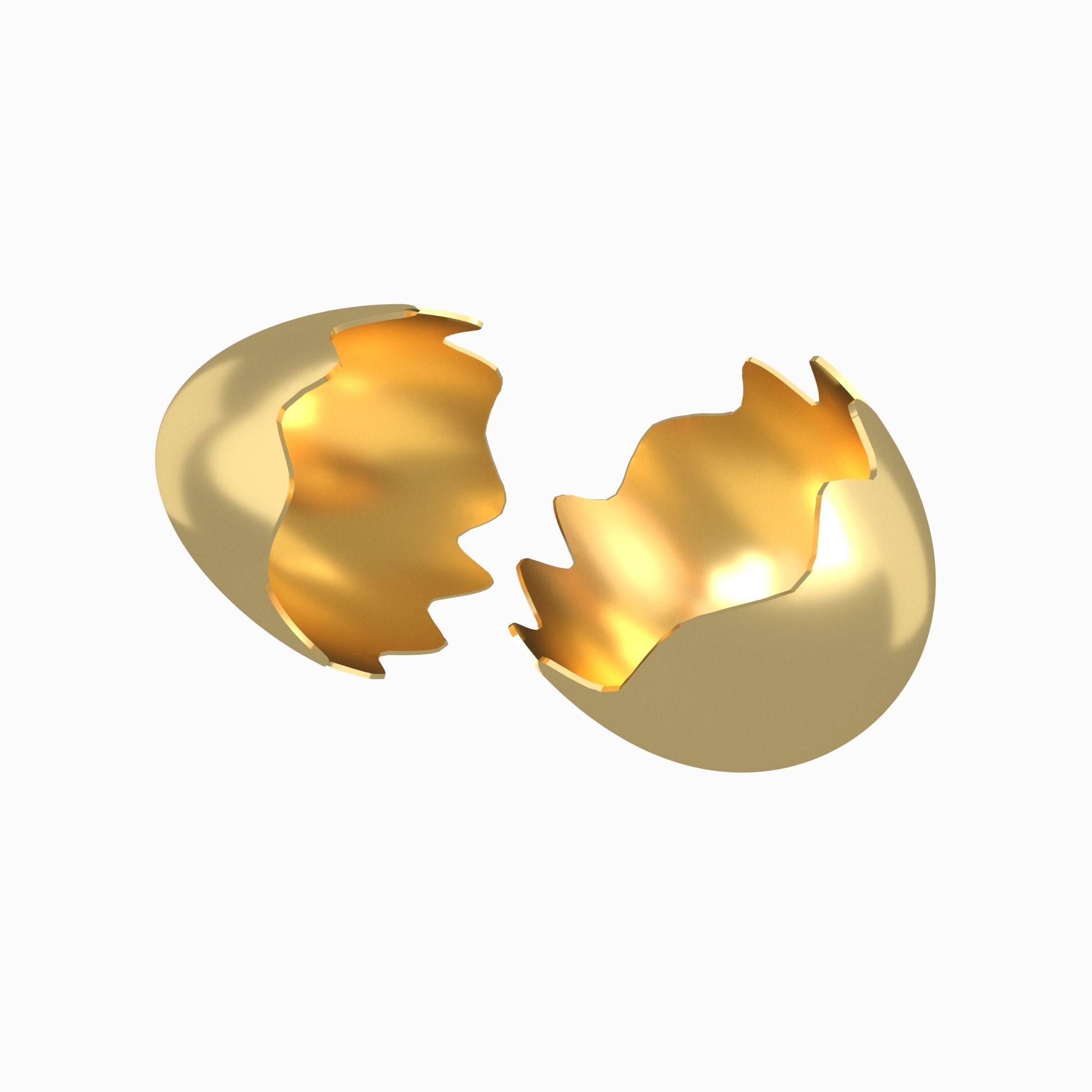 Egg Shell v1 Pack 01 Low-poly 3D model_17