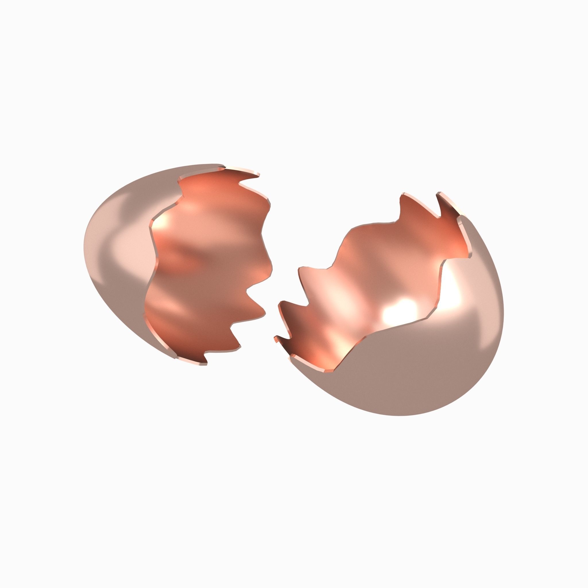 Egg Shell v1 Pack 01 Low-poly 3D model_25