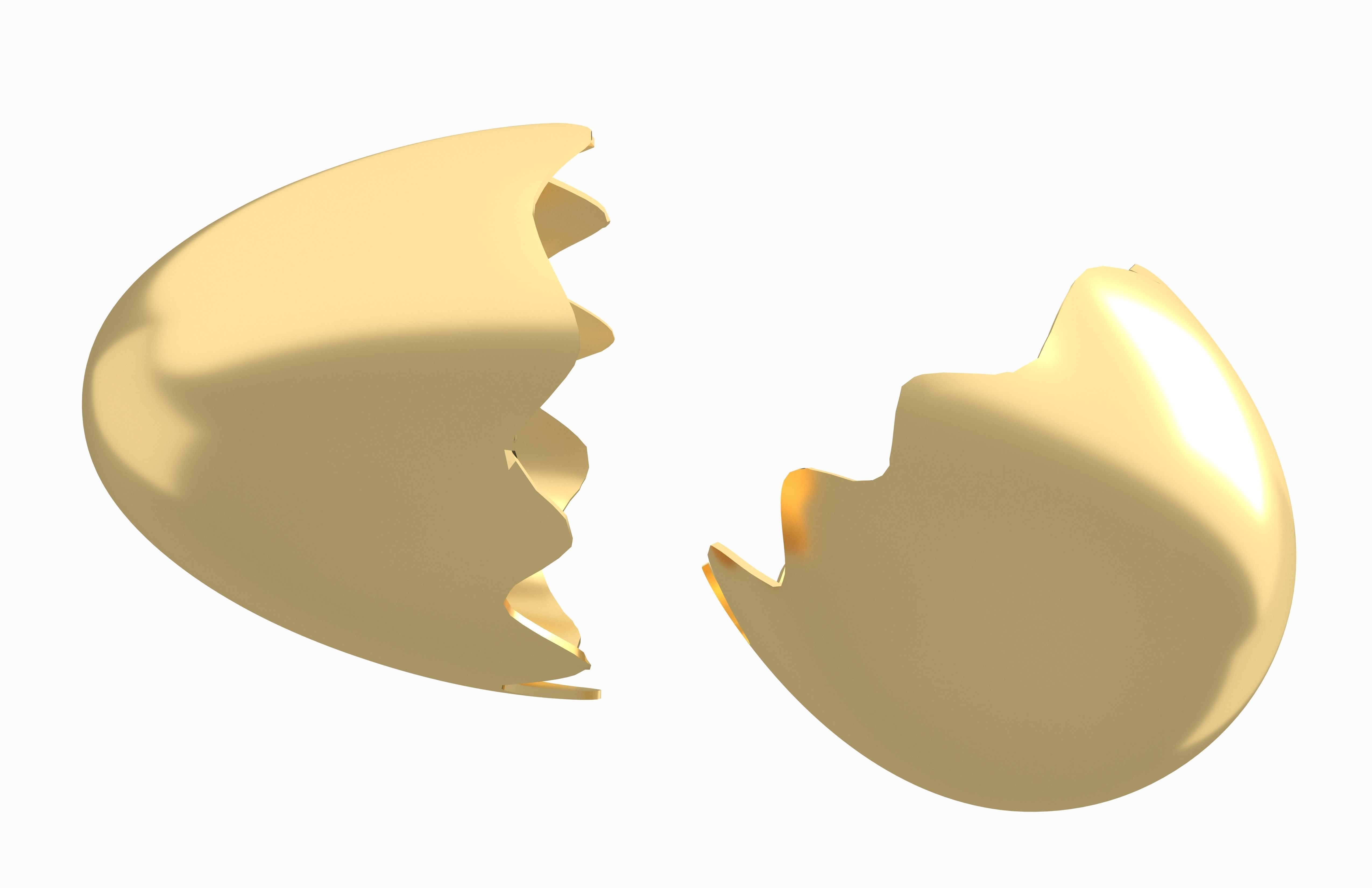 Egg Shell v1 Pack 01 Low-poly 3D model_20
