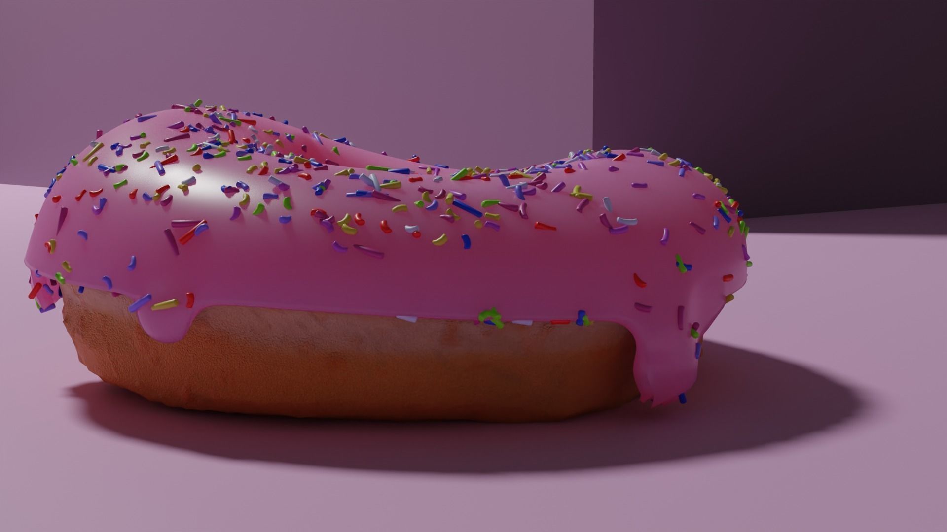 Donut Free blend mesh Free 3D model_1