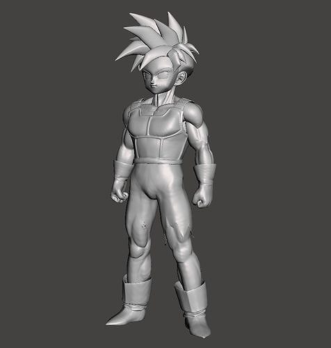 Gohan after Hyperbolic time chamber 3D Model 3D print model