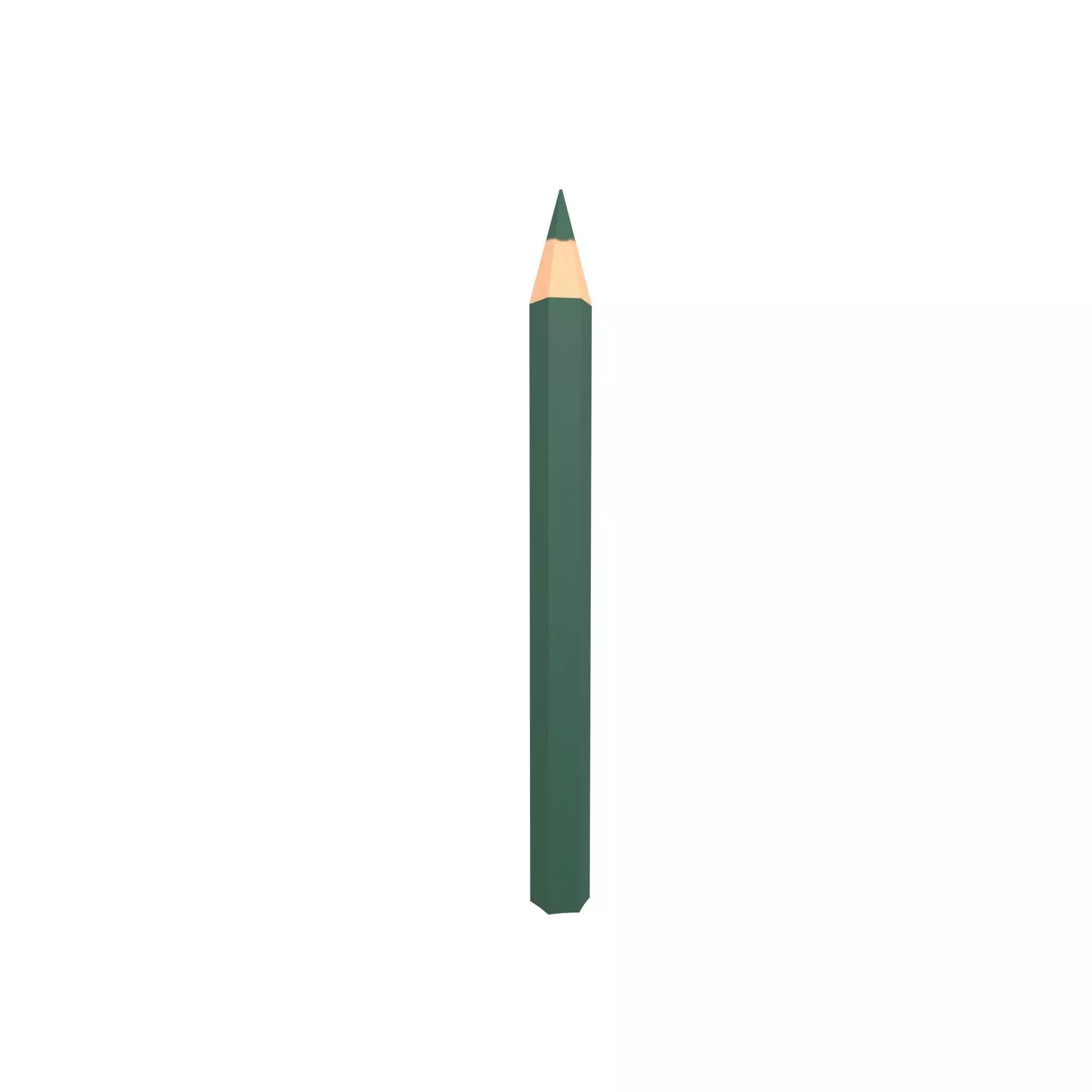Colored Pencils v1 005 Low-poly 3D model_0