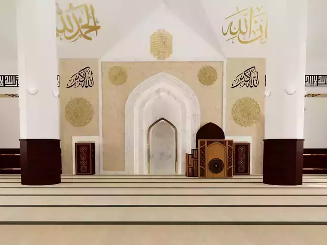 Mosque Abobaker interior design decoration
