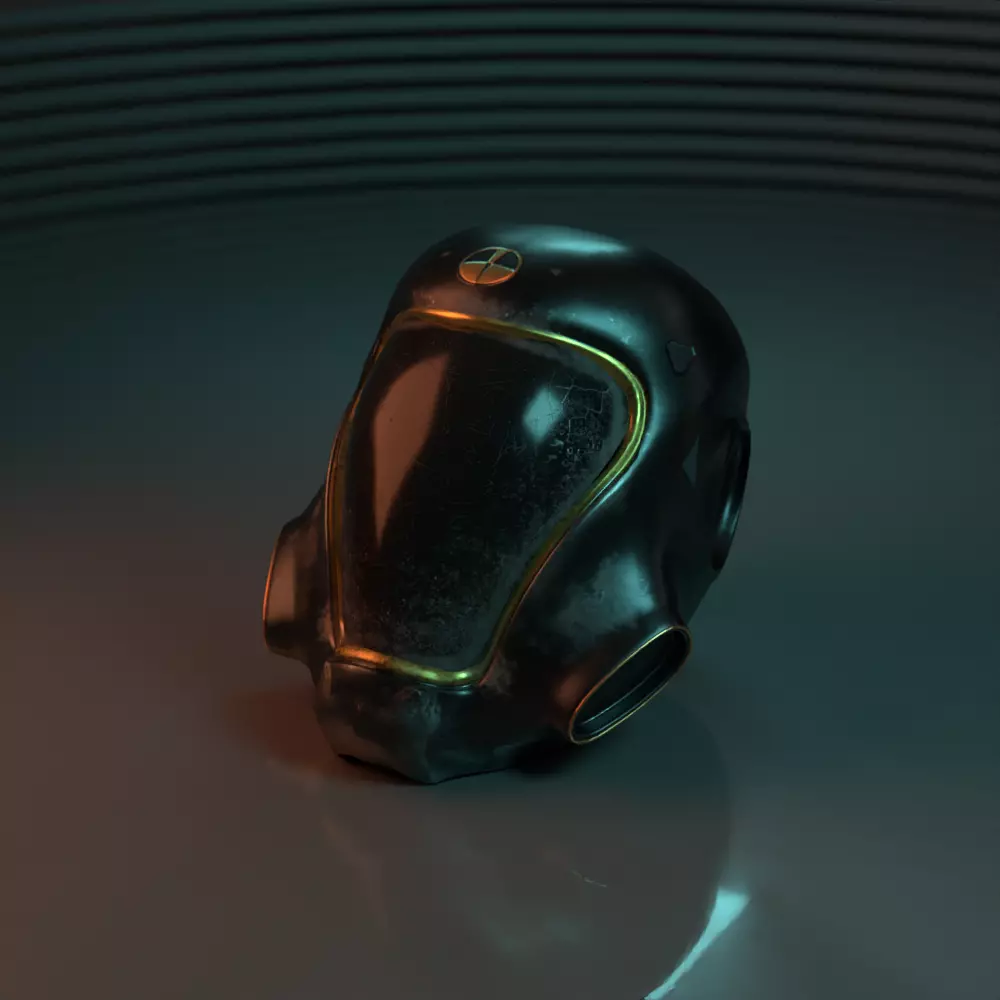 Sci-FI Helmet 3D model