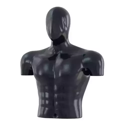 Male Sports Mannequin Torso for Outerwear 113 3D model