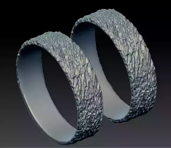 Ring wave mud 3D print model