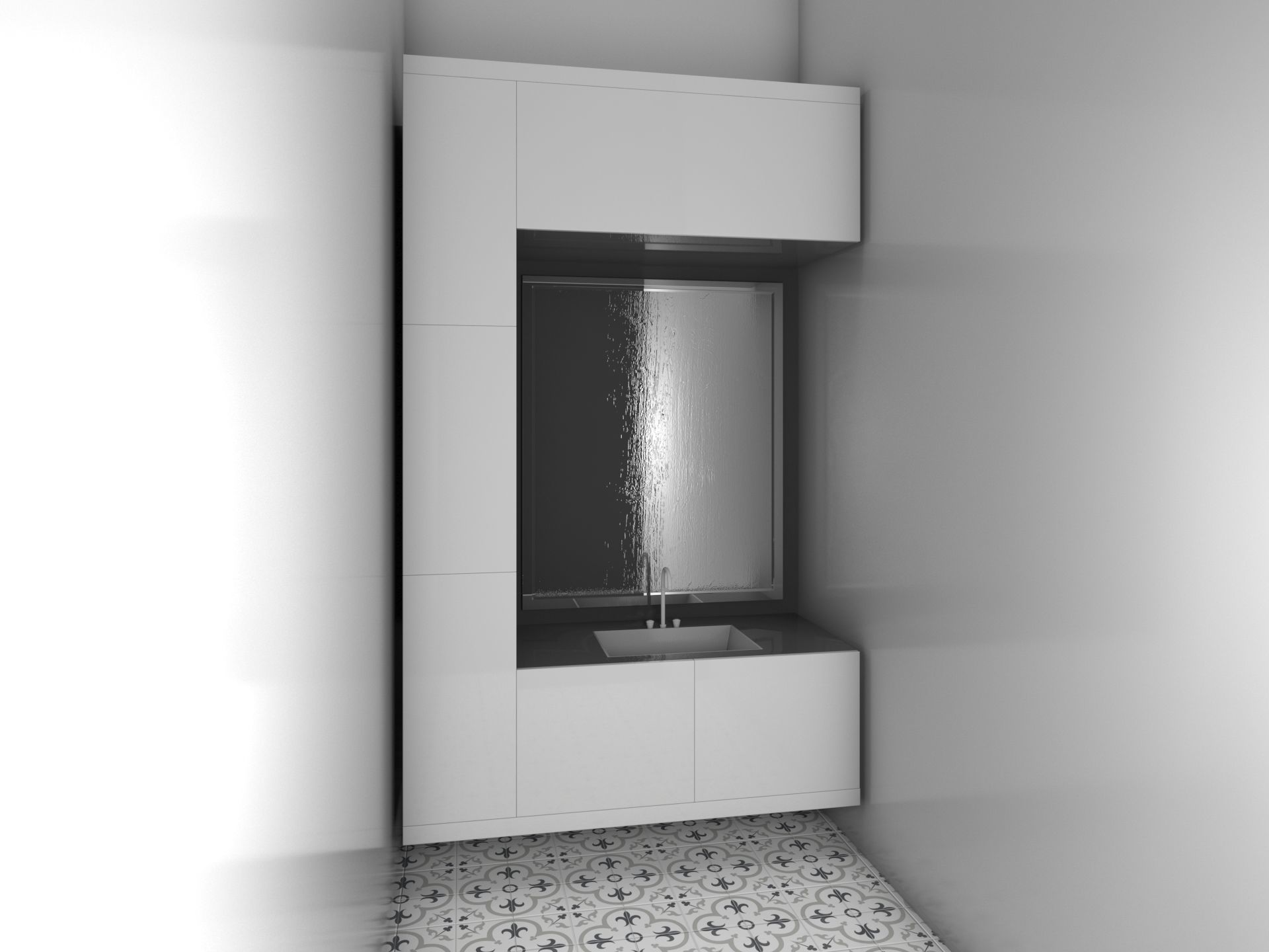 Bathroom Sinks Low-poly 3D model_4