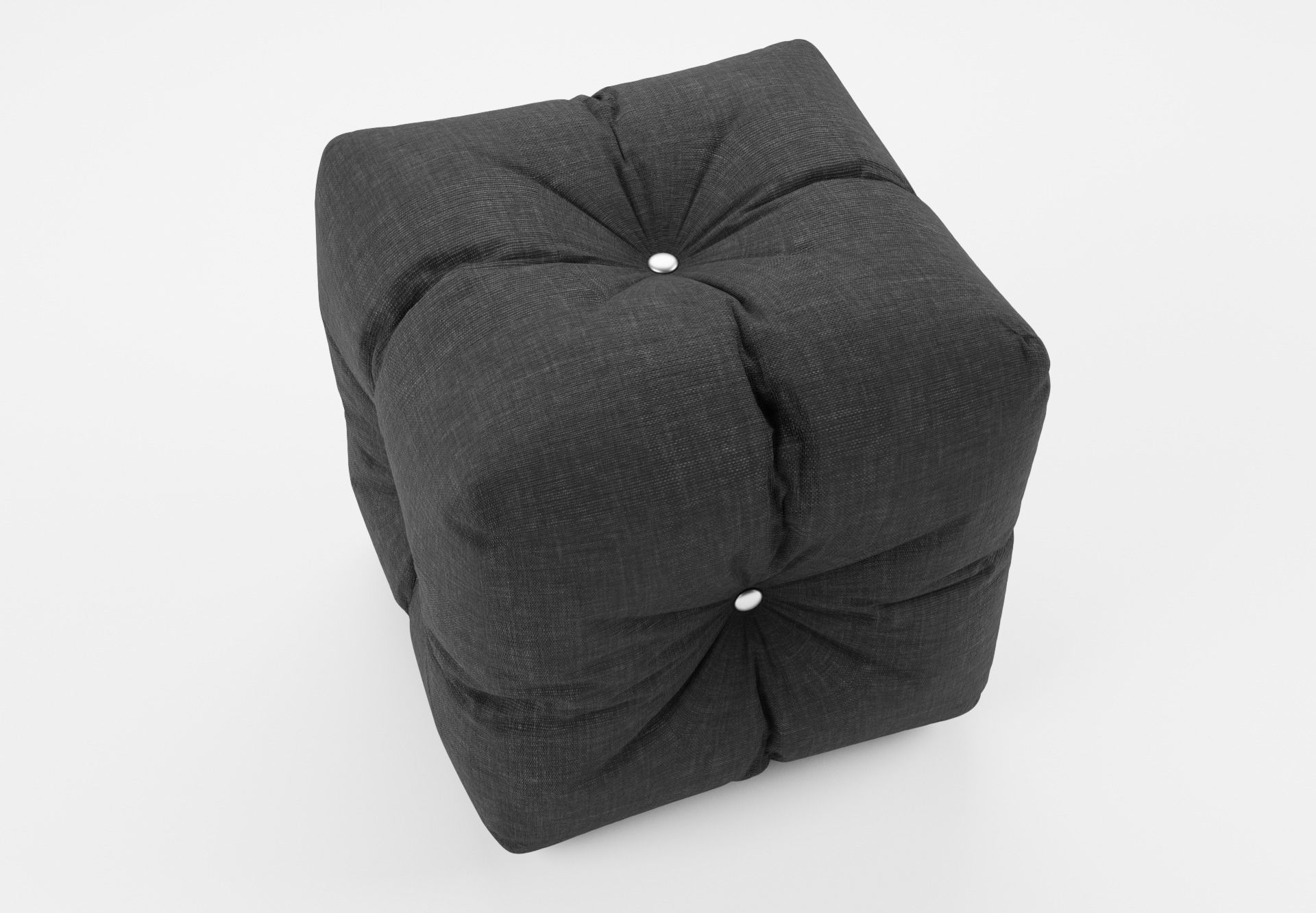 Pouf - fabric 3D model_1