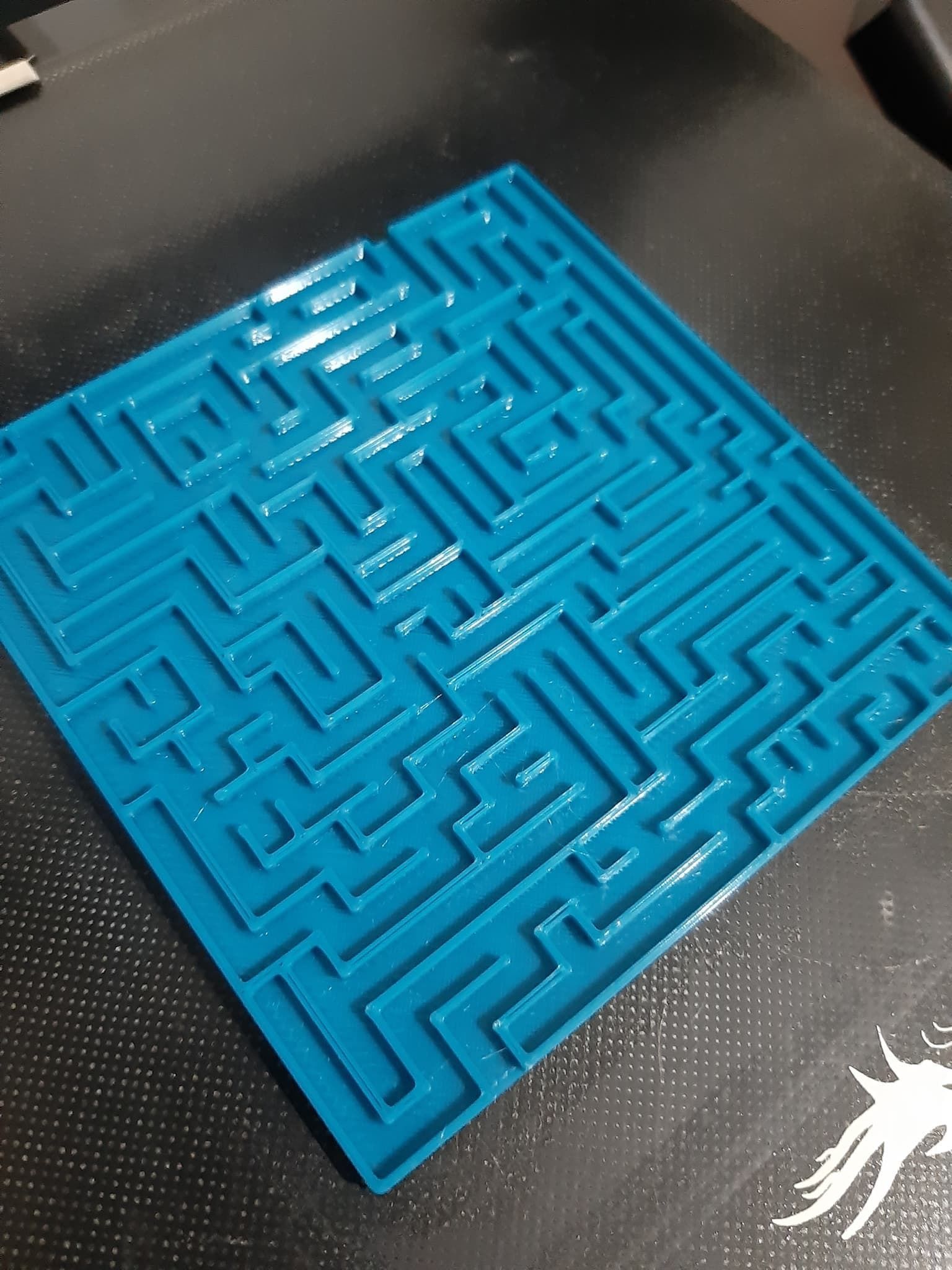 Coaster Labyrinth 3D print model_4