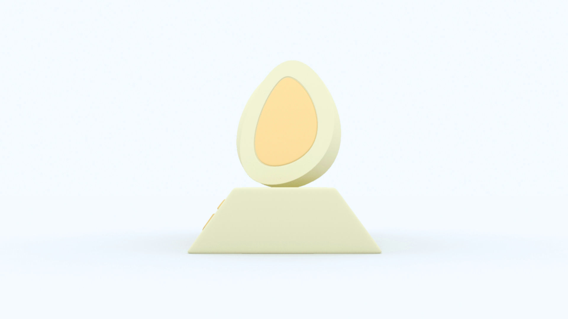 E for Egg Model 3D print model_2