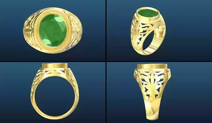 gem ring for man