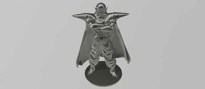 Piccolo silver statue 3D print model