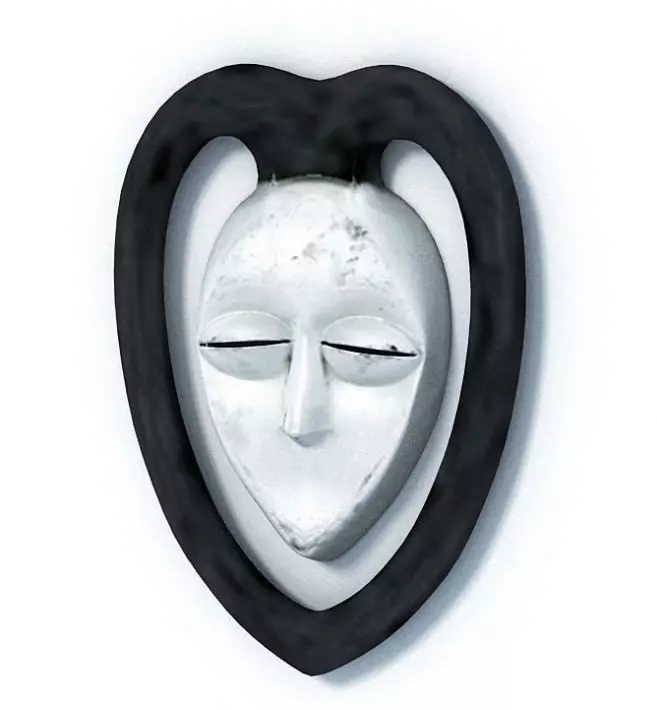 African Mask Gadget 3D model_0