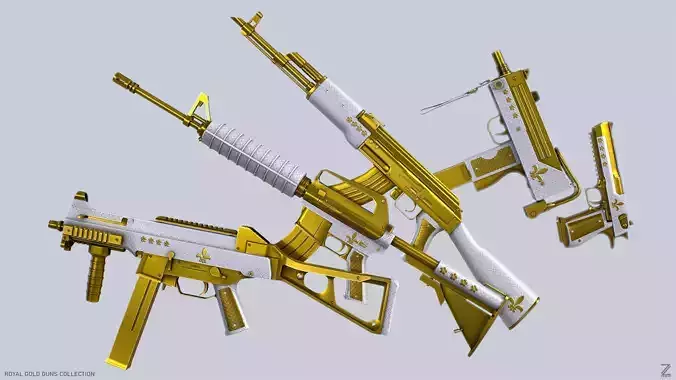 Royal Gold guns collection 