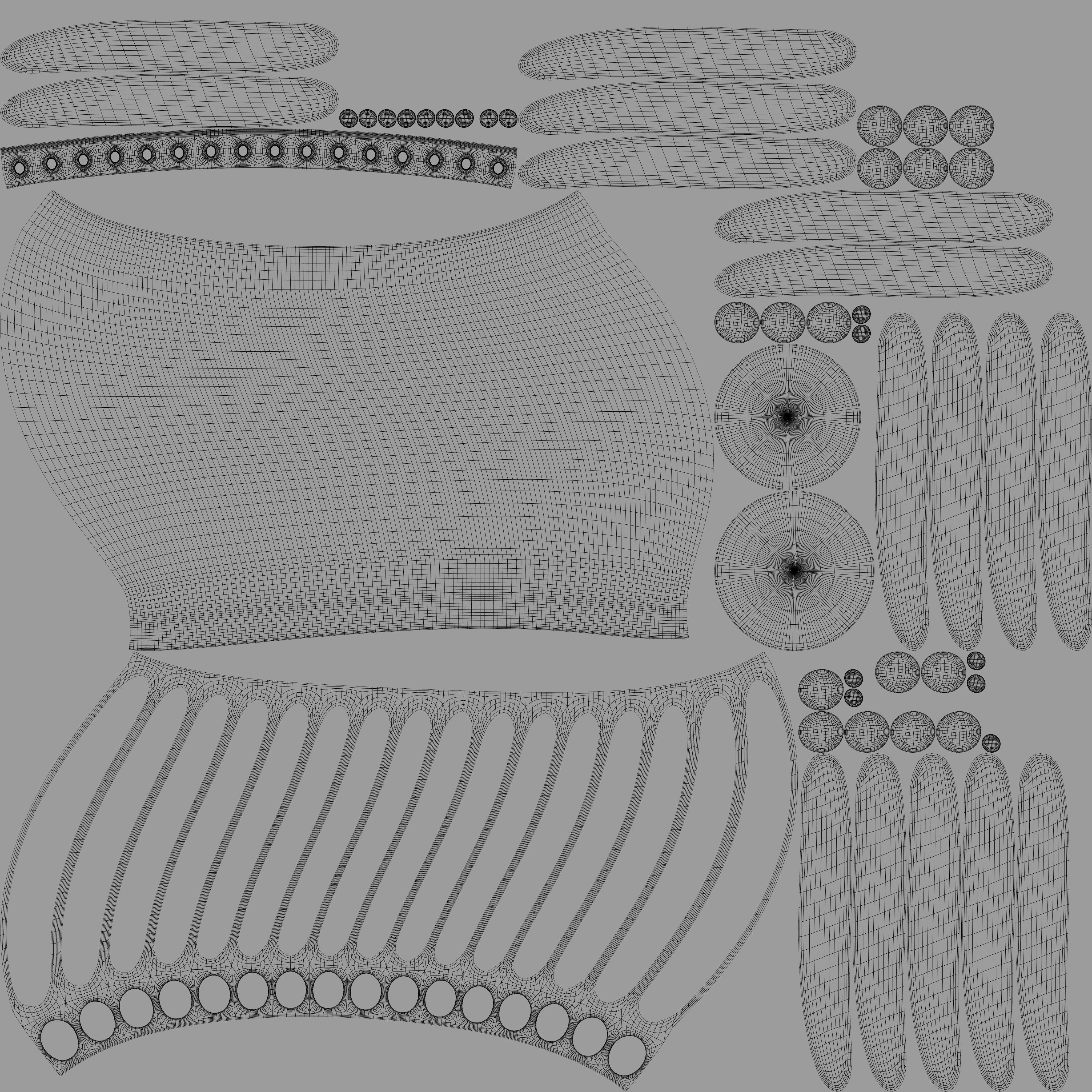 Vase21 gold vase 3D model_10