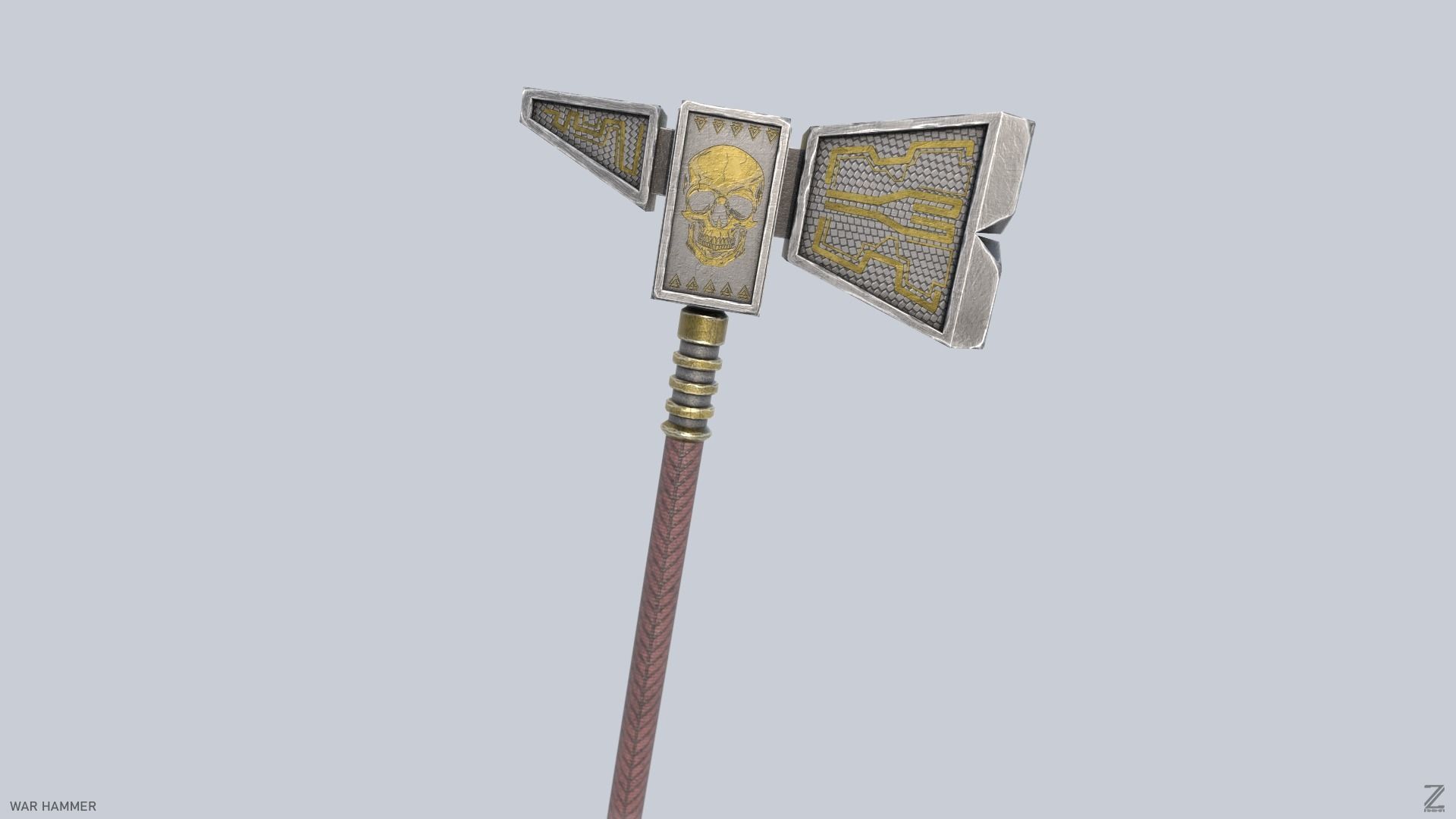 War Hammer Low-poly 3D model_6