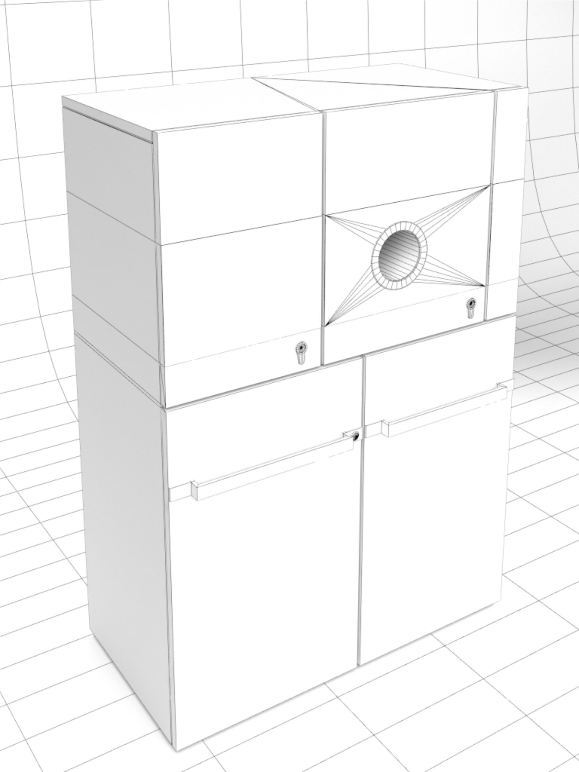 reverse vending machine Tomra T70 3D model_8
