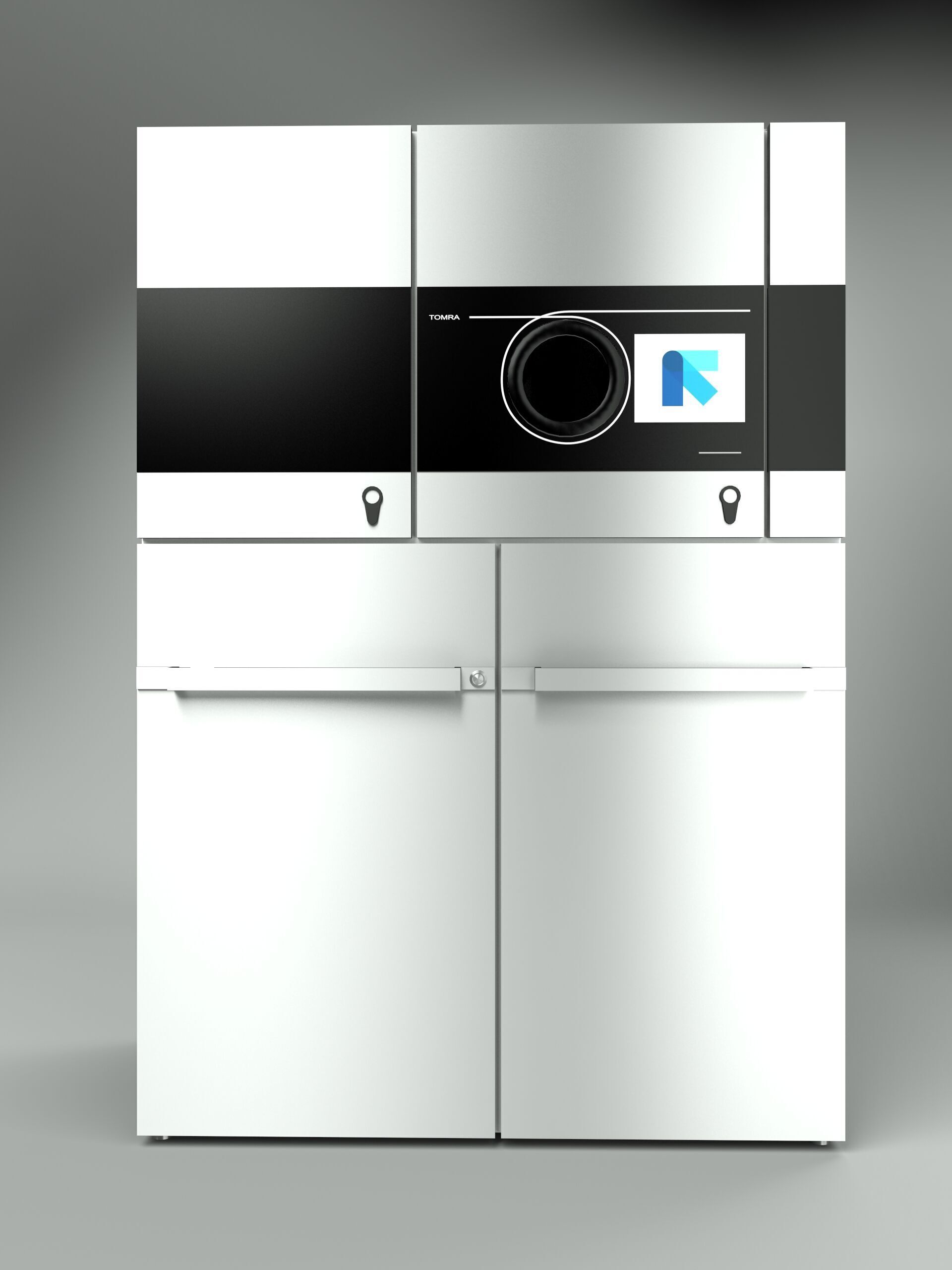 reverse vending machine Tomra T70 3D model_2