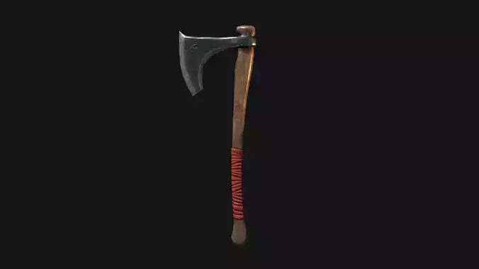 Game ready Axe 2 Low-poly 3D model