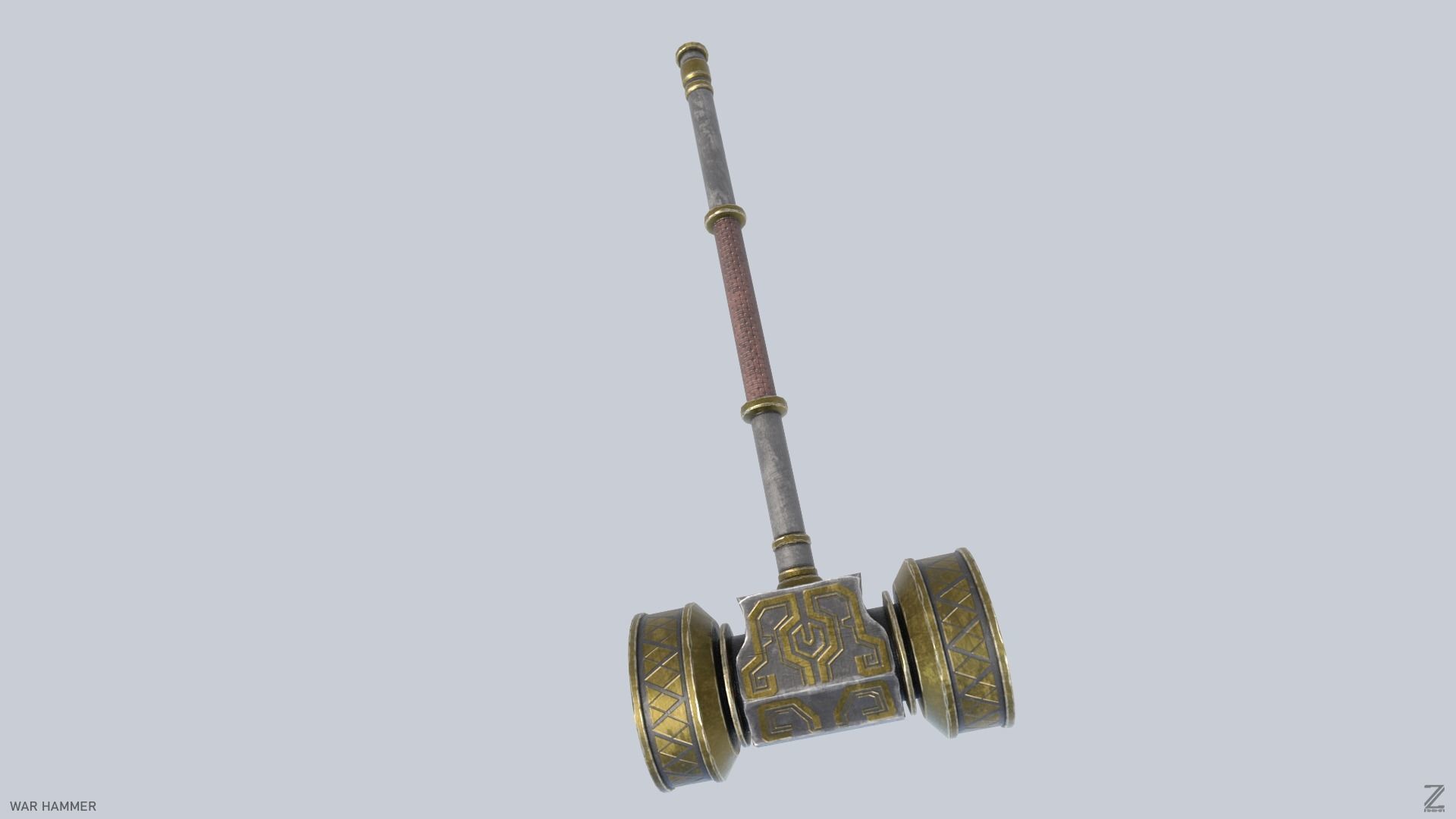 War Hammer Low-poly 3D model_7