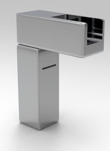 Water faucet Low-poly 3D model