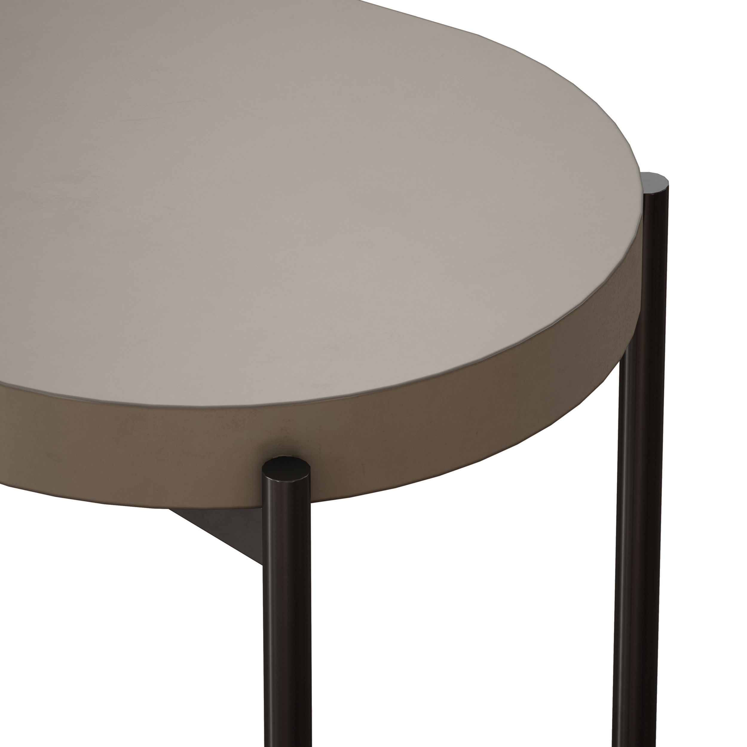 Laurie Grey Console Table Crate and Barrel 3D model_8