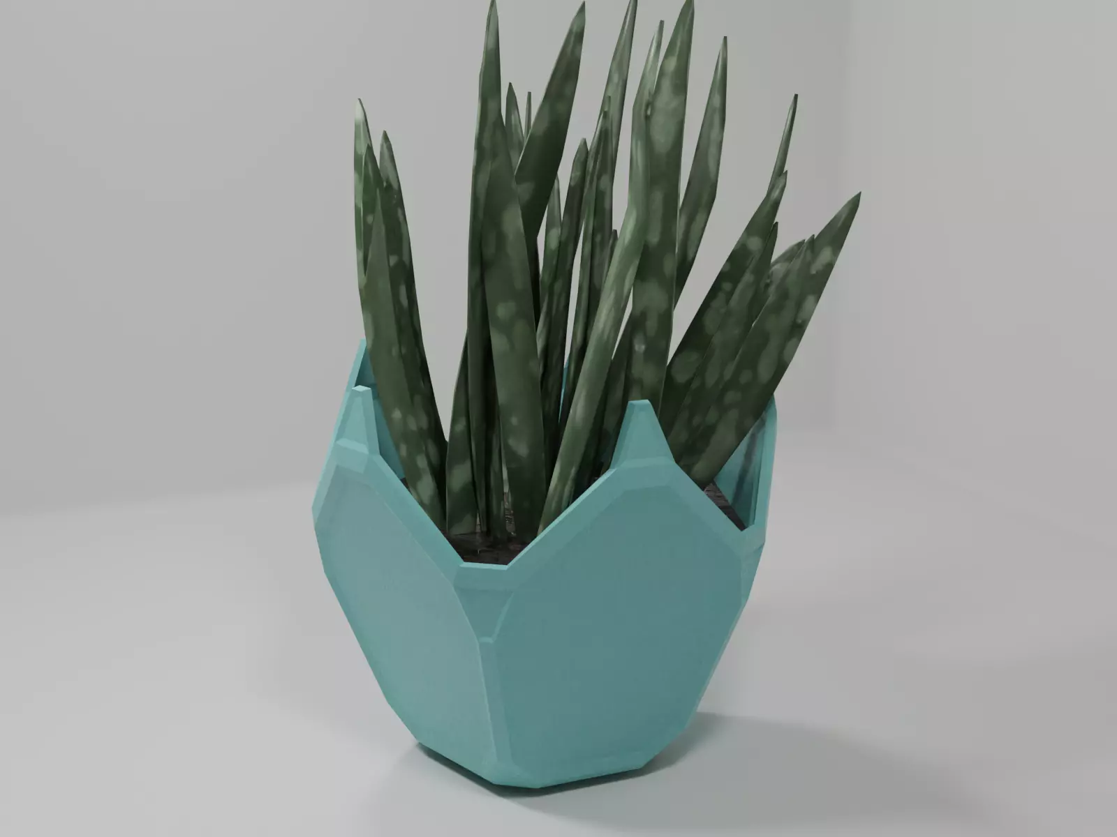 pot planter 100 mm  3D print model_0