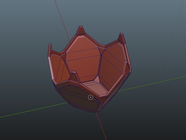 pot planter 100 mm  3D print model_13