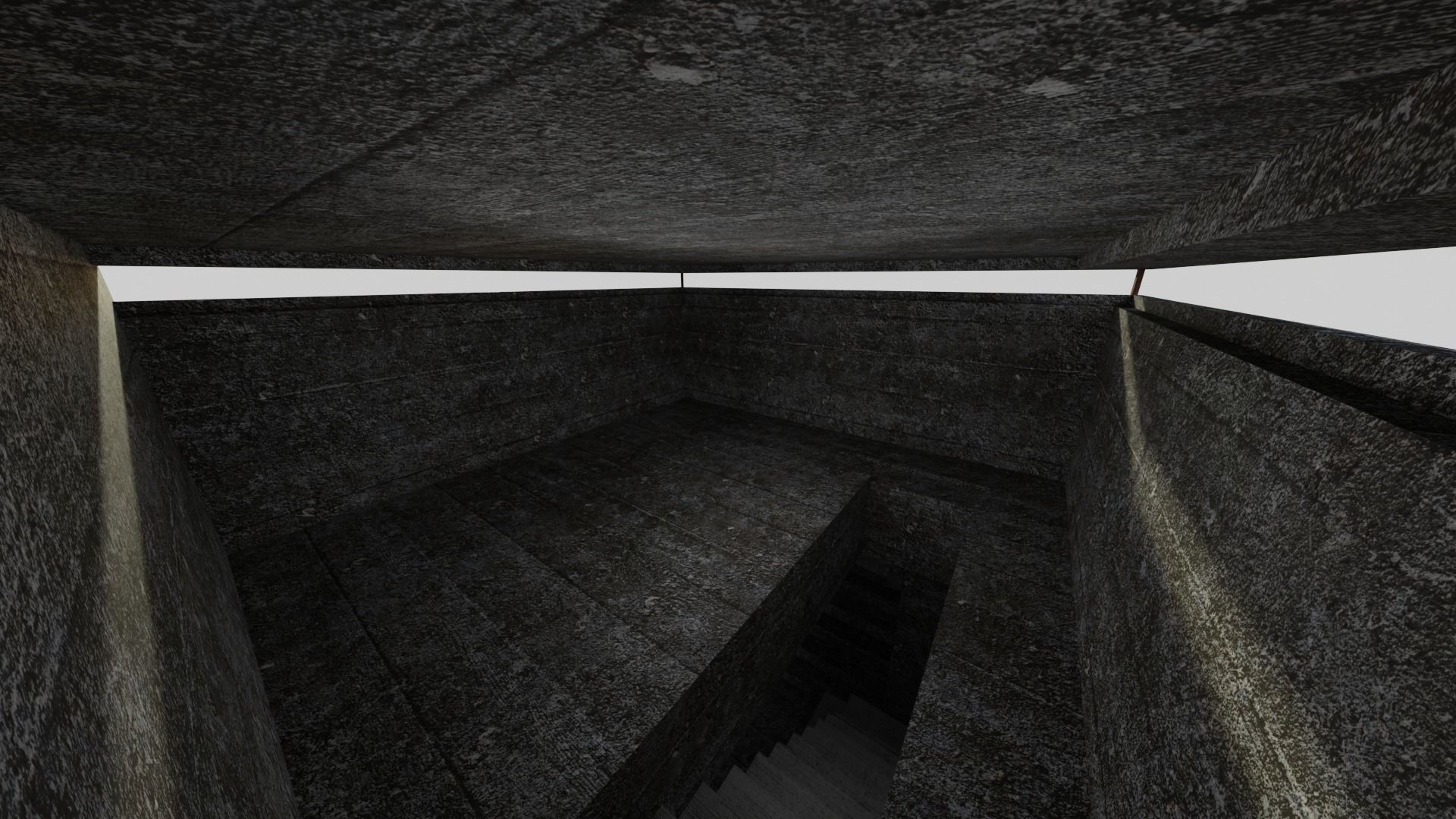 Bunker WW2 Low-poly 3D model_16