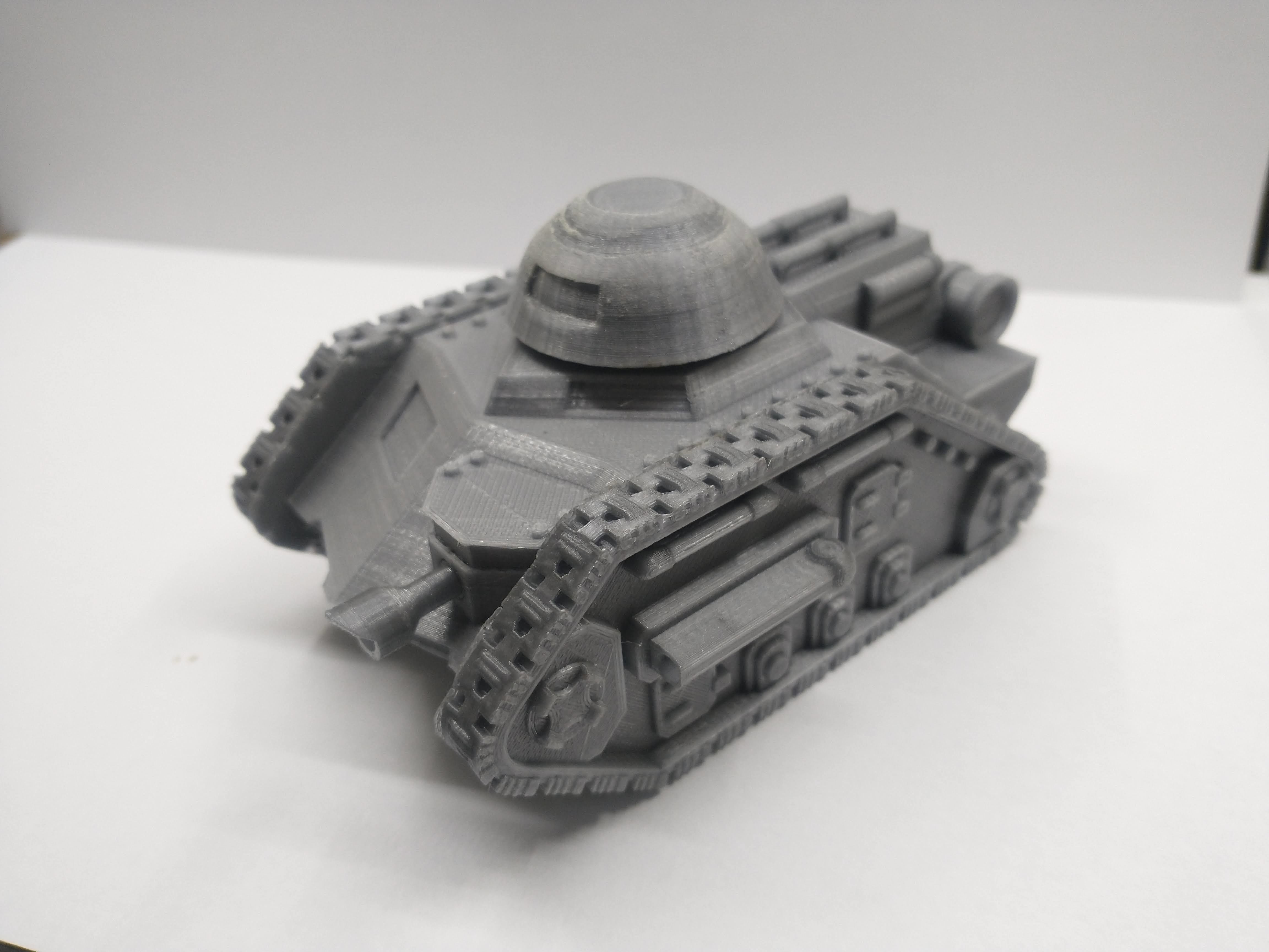 sci-fi tank  3D print model_6