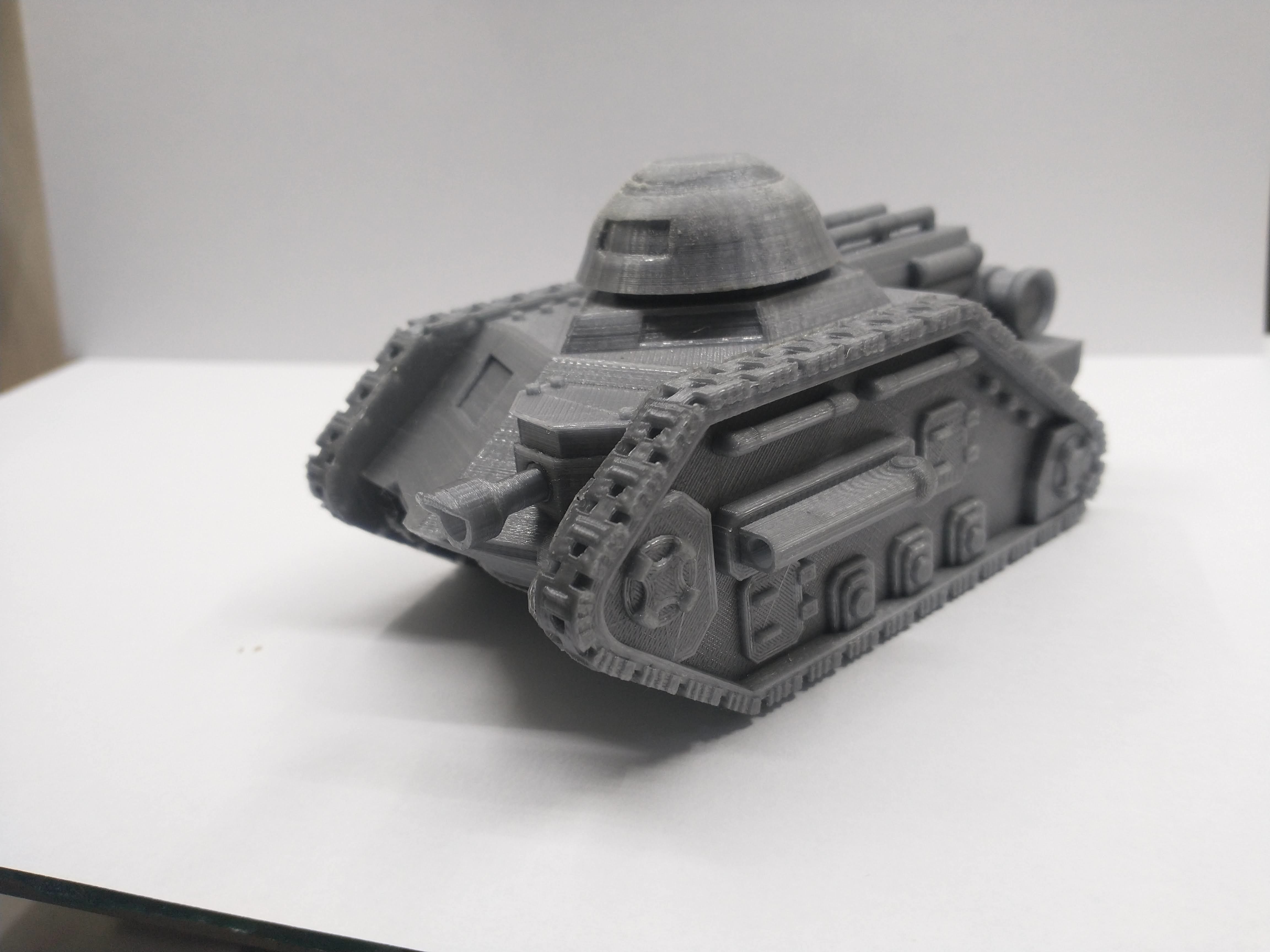 sci-fi tank  3D print model_4