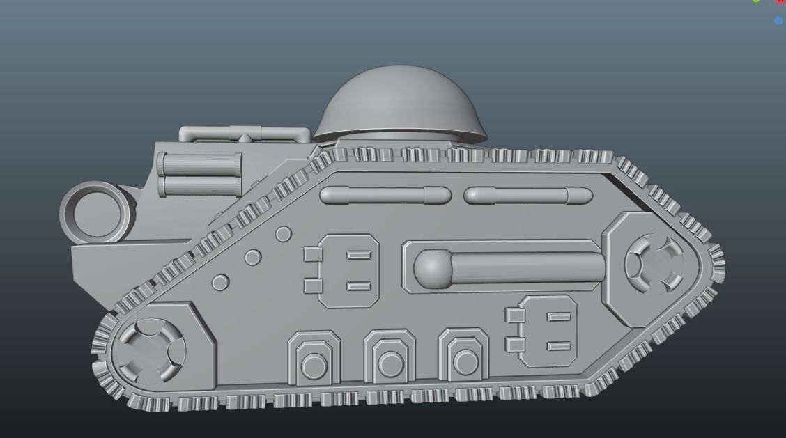 sci-fi tank  3D print model_16