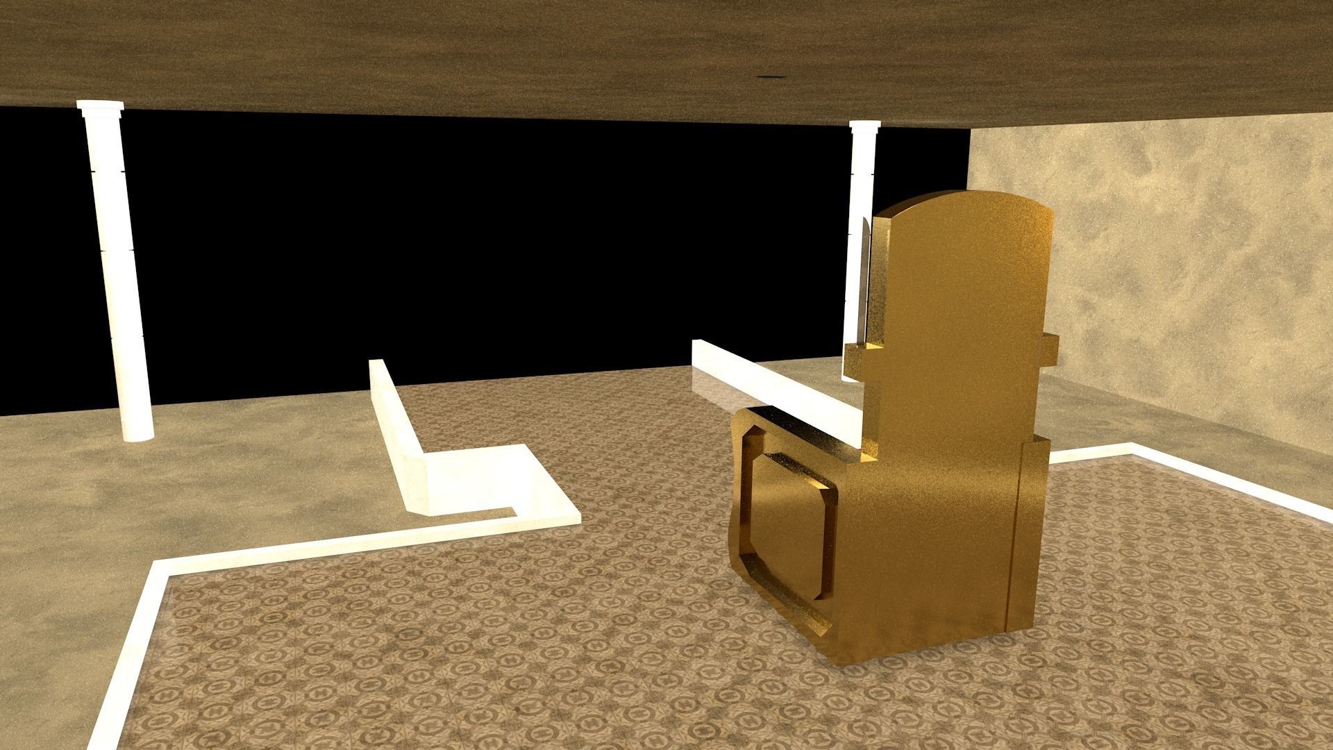 Hall Of King 3D model_1