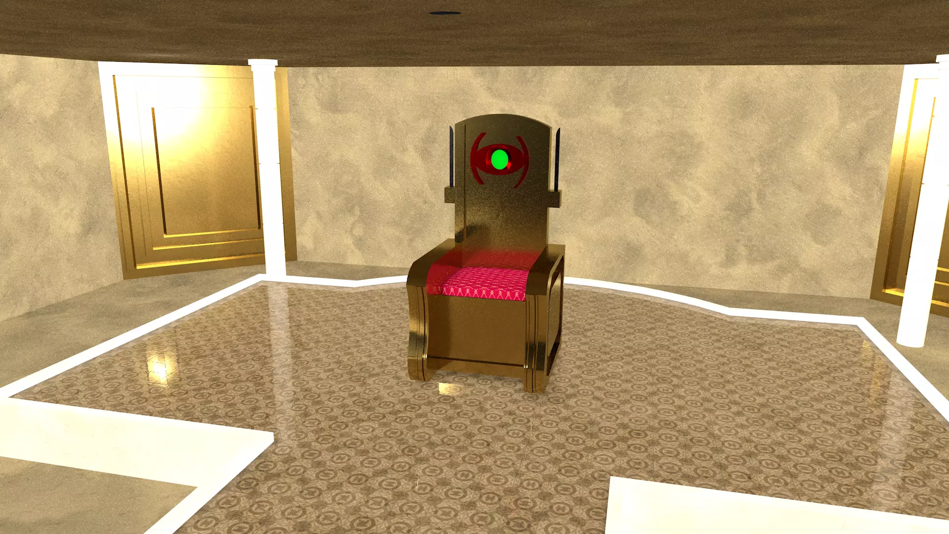 Hall Of King 3D model_0