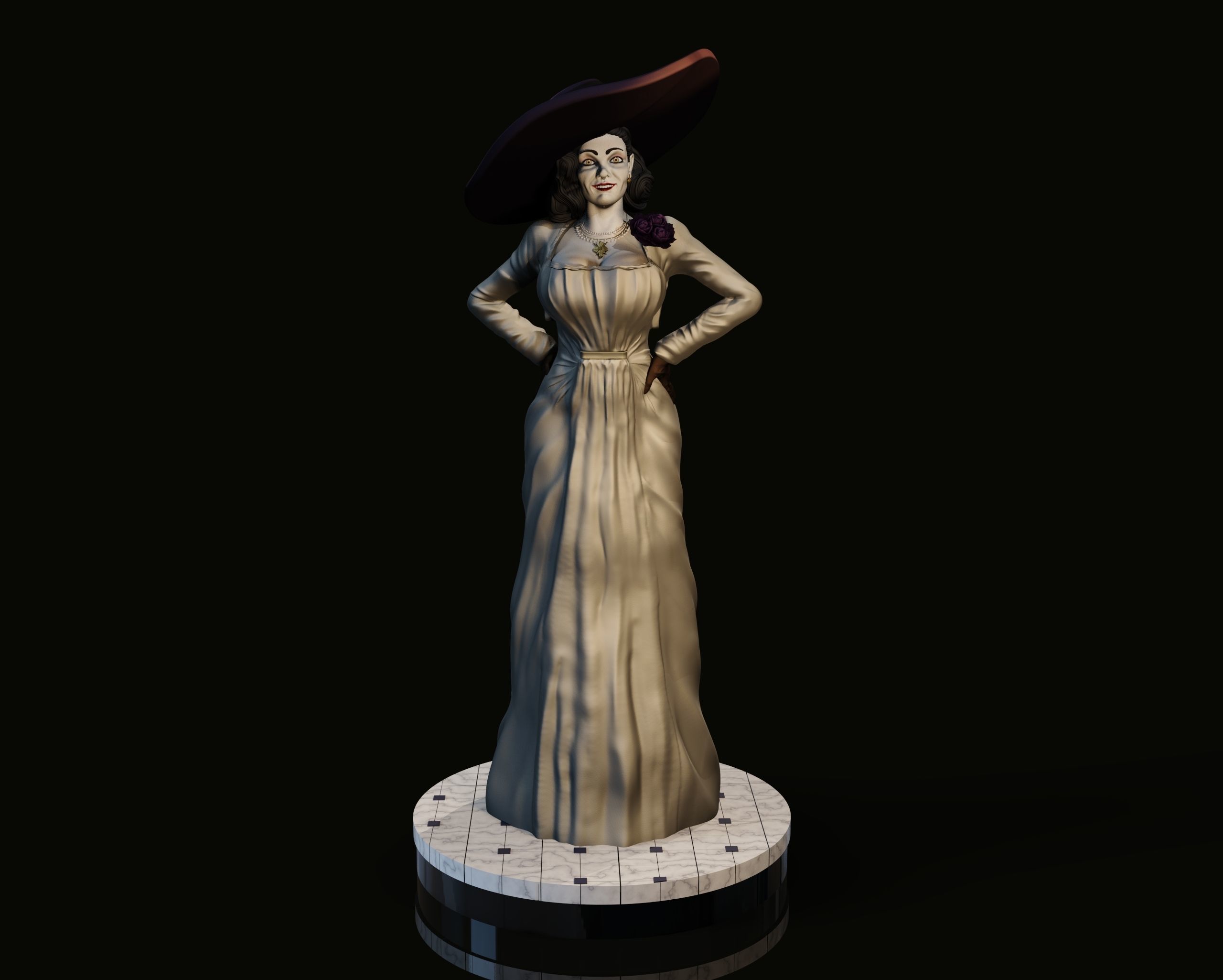 Lady Dumitrescu 3D print model_1