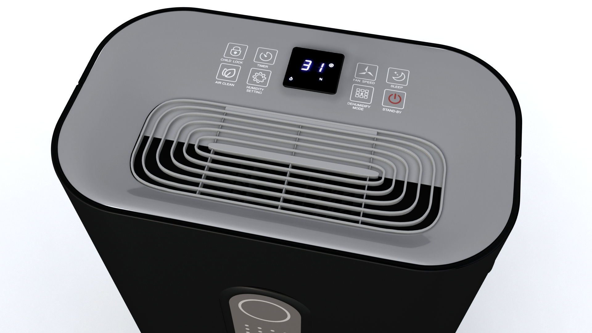  Air-purifier Rohnson R-9280 3D model_1