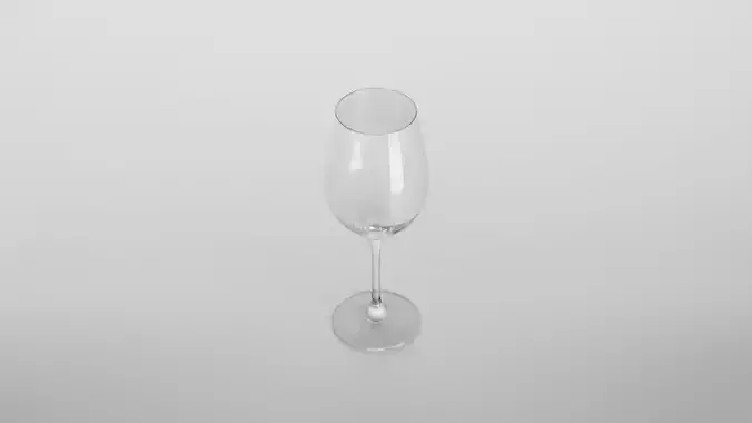 Montepulciano wine glass Low-poly 3D model