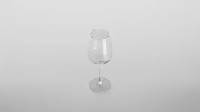 Nebbiolo wine glass Low-poly 3D model