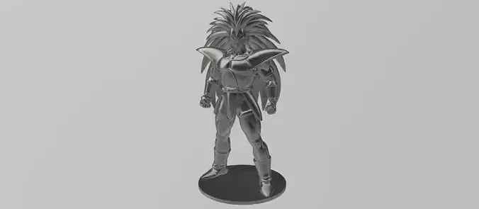 Raditz statue with long hair